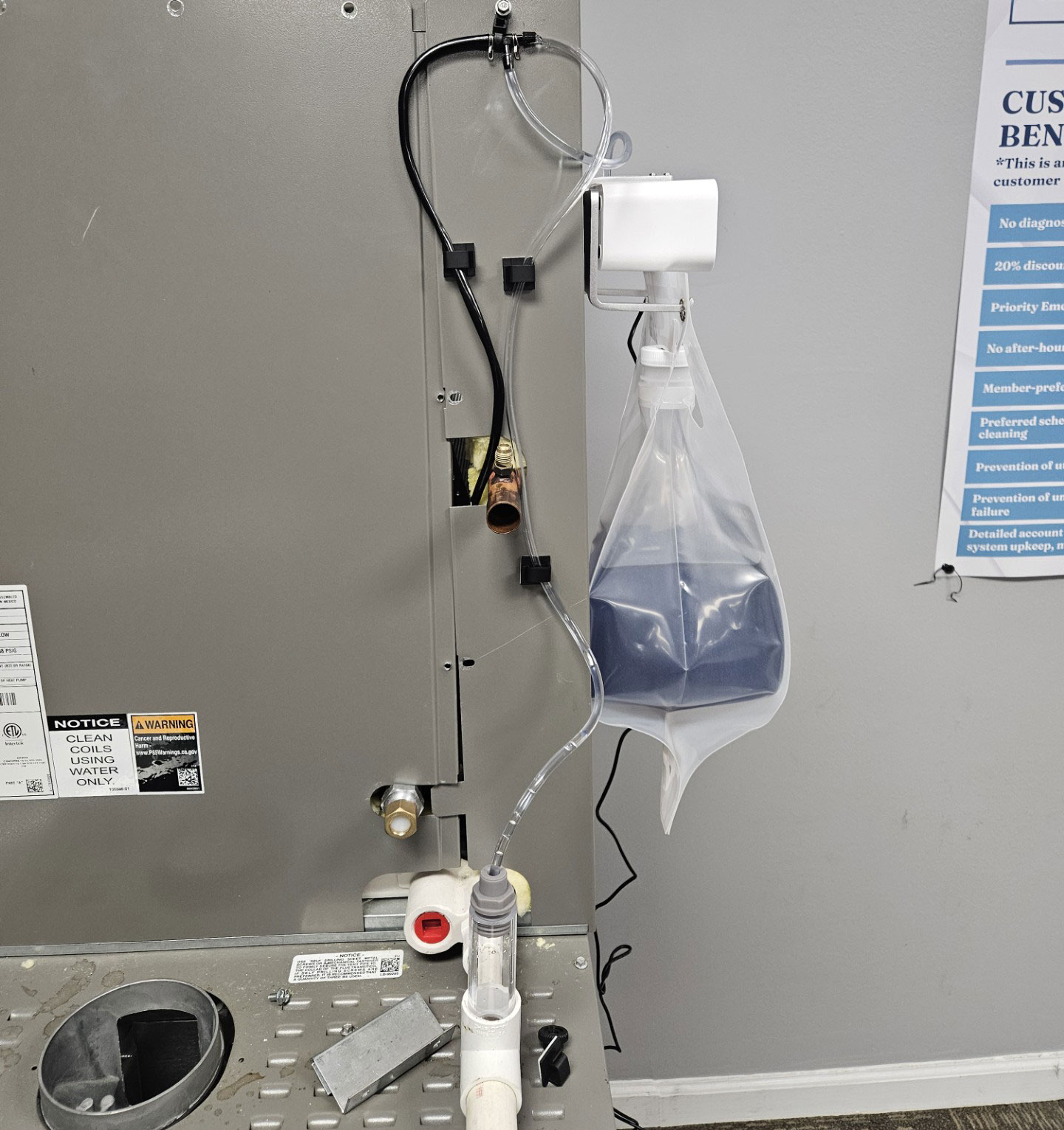How DRAIN IV Saves the Day—No more drain line clogs