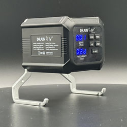 Black DRAINIV-SYS-2 pump with digital display (Platinum edition)